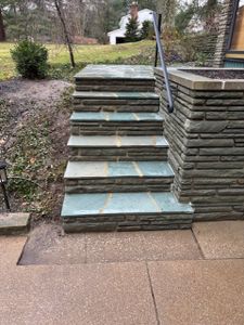 Transform your home's exterior with our Steps and Stairs service. We specialize in custom, durable designs that enhance safety and curb appeal, using top-quality masonry and concrete materials for lasting elegance. for Third Day Restoration - Masonry & Concrete Repairs in Dover, OH