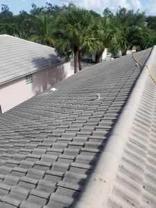 Our Roof Cleaning service effectively removes dirt, stains, and algae from your roof using environmentally-friendly methods, ensuring a clean and aesthetically pleasing look. for Zero Pressure Roof Cleaning INC in West Palm Beach, FL