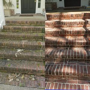 Our Brick Cleaning service is a safe and effective way to clean your brick exterior. Our experienced technicians use the latest equipment and techniques to remove built-up dirt, grime, and mildew from your bricks. We will leave your exterior looking like new! for Southern Detail Softwash, LLC in Lexington, SC