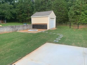 Our landscaping service can provide a beautiful and inviting outdoor space for your home. We have a variety of services available to fit your needs, including hardscaping and sod. Let us help you create the perfect yard for you and your family! for Pinnacle Property Maintenance LLC in McDonough, GA