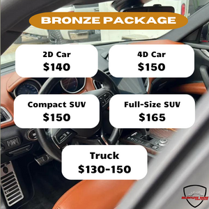 Our Bronze Package service offers basic auto detailing to homeowners, providing a thorough clean and polish for your vehicle's exterior at an affordable price. for Relentless Shine Mobile Detailing in Calabash, NC