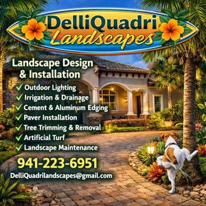 Enhance your outdoor space with our Residential Artificial Turf Installation service, providing low-maintenance, durable artificial turf grass that looks lush year-round and saves water while boosting your home's curb appeal. for DelliQuadri Landscapes LLC in North Port, FL