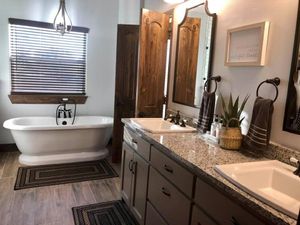 Our Bathroom Renovation service offers homeowners a complete transformation of their bathrooms, including custom designs, high-quality materials, and professional installation for an upgraded and functional space. for D L Construction  in Ballinger, TX