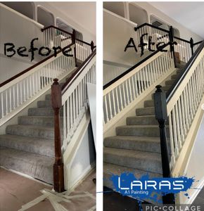 Transform your home's surfaces with our professional staining service, enhancing wood's natural beauty while providing long-lasting protection. Trust our expert team to deliver impeccable results tailored to your aesthetic preferences. for Lara's A1 Painting in Dallas, TX