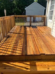 We provide professional deck and patio cleaning services to restore surfaces, removing dirt, grime and mildew for a fresh look. for Splash Pro Pressure Washing LLC in  Winston-Salem, NC