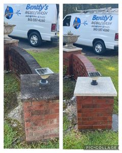 Our pressure washing service is perfect for removing built-up dirt, grime, and grease from the exterior surfaces of your home. We use a powerful spray nozzle to blast away all the unwanted messes, and we can even clean your driveway and patio! for Bentlys Mobile Wash in Goose Creek, SC
