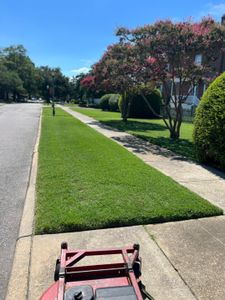 Our Lawn Aeration service helps improve the health and appearance of your lawn by removing cores of soil from the turf. This allows for better air, water, and nutrient penetration which in turn promotes a thicker healthier lawn. for Eddie’s Lawn Care in Chesapeake, VA