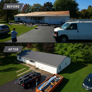 Our expert roofing installation service provides homeowners with durable, high-quality roofs, ensuring safety and aesthetic appeal. We prioritize customer satisfaction through precise workmanship, timely project completion, and using top-grade materials for lasting protection. for RFK Contracting in Wolcott, NY