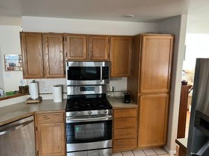 Our Kitchen and Cabinet Refinishing service is the perfect way to update your kitchen without spending a fortune. We'll refinish your cabinets with a new coat of paint or stain, giving them a fresh new look that will brighten up your entire kitchen. for K&D Painting in Parachute, CO