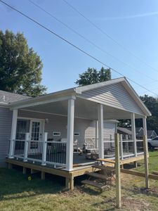 Enhance your home's outdoor space with a new deck. Add value and beauty to your property while creating the perfect spot for relaxation, entertainment, and enjoyment. for Miller & Kemp Contracting in Bloomington, IN