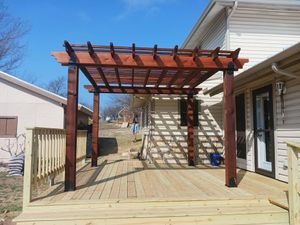 Our Fences, Pergolas, and Patio upgrades offers homeowners high-quality and customizable outdoor structures that enhance the aesthetics and functionality of their homes' exterior spaces. for McCain's Construction and Handyman Services  in Denton, TX