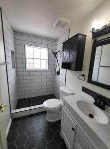 Enhance your bathroom with our expert tiling service, offering precision installation and top-quality materials for a seamless, stylish finish that boosts durability and aesthetics. Transform your space with exceptional craftsmanship today. for Tip Top Tile in Idaho Falls, ID