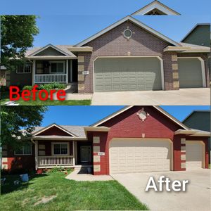 Our Exterior Painting service offers homeowners professional and skilled painting experts who will transform the exterior of their homes, enhancing its appearance and protecting it from harsh weather conditions. for Budget Pro Painting & Remodeling LLC  in Des Moines, IA