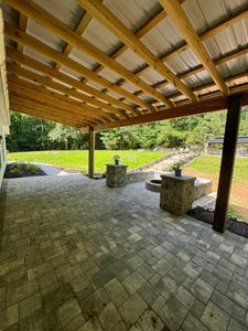 Our Paver Patios service offers homeowners a durable and visually appealing outdoor space, enhancing the beauty and functionality of their property with high-quality paving materials. for E&T Outdoor Pros in LaGrange, GA