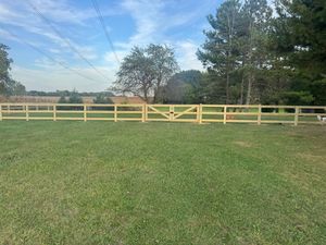 Enhance your property's security and appeal with our professional fence installation service, offering durable materials and expert craftsmanship to create the perfect boundary for your home. for Risner Construction in De Motte, IN