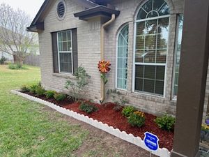 Our Mulch Installation service provides a professional, high-quality finish to any landscaping project. We ensure that your mulching job is done right the first time! for Green Turf Landscaping in Kyle, TX