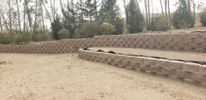 Our Retaining Wall Construction service offers durable, aesthetically pleasing solutions that prevent soil erosion and enhance landscape stability, tailored to complement your home's existing outdoor design for enduring beauty and functionality. for Mike's Grading Plus in Caldwell, ID