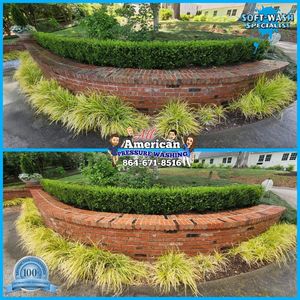 Our Hardscape Cleaning service specializes in effectively and safely removing dirt, grime, and stains from your outdoor surfaces to enhance the overall appearance of your home's exterior. for All American Pressure Washing in Easley, SC