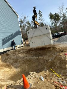 Our Septic Tank Installation service offers reliable, expert solutions tailored to your property's needs, ensuring efficient waste management and enhancing overall system performance for long-lasting peace of mind and environmental safety. for M.J. Merrill & Sons Excavation in Manchester, NH