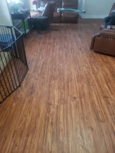 Our LVT Flooring service offers homeowners a durable and stylish flooring solution that is easy to maintain, water-resistant, and mimics the look of natural materials like hardwood or stone. for P&G Floor Covering, LLC in Massapequa, NY