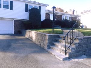 Granite Steps and Walls will add a timeless look to your property's landscaping. We provide high-quality installation services for both steps and walls with natural stone materials. for Reyky Landscaping & Masonry LLC in Providence,  RI