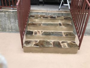 Our Stair Design & Installation service offers homeowners a customized and efficient solution for adding functional and stylish concrete stairs to enhance the overall aesthetics of their property. for JR Concrete & Masonry  in San Antonio, TX