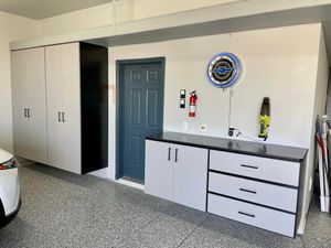 In addition to flooring installation and refinishing, we offer additional services such as trim work, tile installation, custom garage cabinets, and custom woodworking to help elevate the look of your home. for Epic Epoxy  in Lake Havasu City,  AZ