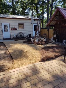 Our Patio Design & Construction service offers homeowners a professional and tailored approach to create stunning outdoor living spaces that seamlessly blend with their surroundings, enhancing the beauty and functionality of their property. for Down & Dirty Lawn Svc  in Tallahassee, FL