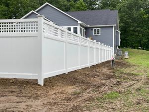 Our Vinyl service offers homeowners a durable and low-maintenance fencing solution that adds aesthetic appeal to their property while ensuring privacy and security. for Prestige Fence LLC in Londonderry, NH