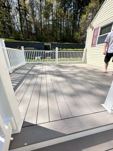 Our deck & patio installation service transforms your outdoor space into a beautiful, functional area, enhancing your home's value and providing an ideal setting for relaxation and entertainment. for Pro Carpentry Solutions in Derry, NH