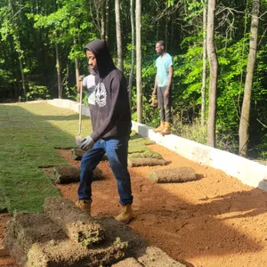 We are a full-service landscaping company that offers sod installation as one of our many services. Sod is a great option for homeowners who want to have a lush and green lawn quickly. for AJC Lawn Care, LLC in Atlanta, Georgia
