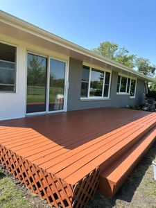 Our Deck Staining service provides a durable and long-lasting finish to protect your deck from weather elements, enhance its appearance, and extend its lifespan. for Iowa Professional Painting in Des Moines, IA