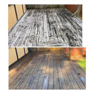 Our Deck & Patio Cleaning service is the perfect way to clean and restore your deck or patio. Our experienced professionals will use the right equipment and techniques to clean every nook and cranny, removing all dirt, grime, and stains. for Fosters Pressure Washing in Opelika, AL