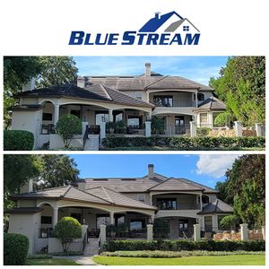 Our Roof Cleaning service eliminates dirt, debris, and harmful algae from your roof using softwashing techniques to enhance its appearance and extend its lifespan. for Blue Stream Roof Cleaning & Pressure Washing  in Tampa, FL
