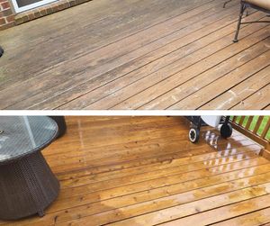 Make your deck and patios look brand new after the winter weather. It will really make your backyard pop! for Reliance Pressure Washing in Canton, MI