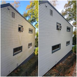 Our Home Softwash service is a safe and effective way to clean the exterior of your home. Our experienced professionals use a low-pressure, detergent solution to clean your home's siding, windows, and gutters. for PD Pressure Washing in Williamsburg, Virginia