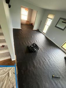 Our Carpet Tile Tearout service provides homeowners with a hassle-free solution to remove old and worn carpet tiles, enhancing the appearance of their living space. for Xcellent Flooring in Inkster, MI