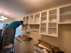 Our Kitchen and Cabinet Refinishing service will restore your cabinets to their original condition. We will remove all of the old paint and hardware, sand the surface, and apply a new coat of paint. We also offer a wide variety of finishes to choose from. for Arturo Aguilar Painting LLC. in Middle Township, NJ