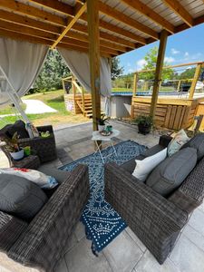 Enhance your outdoor space with our custom pergola designs, offering shade, style, and durability. Our expert team ensures seamless installation to transform your backyard into a beautiful and functional retreat. for Precision Scapes in Jonesborough, TN