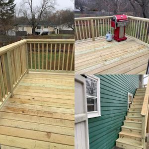Transform your outdoor space with our expert Deck & Patio Installation service, offering customized designs that enhance beauty and functionality, ensuring durable craftsmanship tailored to meet your lifestyle needs and aesthetic preferences. for Hammer One Handyman in Haverhill, MA
