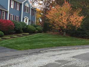 Our professional edging services enhance your lawn's appearance by creating clean, defined borders between grass and garden areas, adding a polished finish that elevates overall curb appeal and landscape aesthetics. for LD Professional Lawn Care in Lancaster, MA