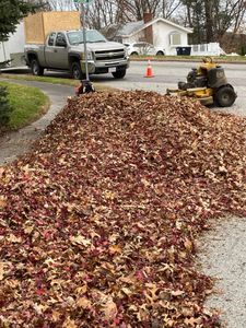 Our Fall Clean Up service ensures your lawn stays healthy by removing leaves, debris, and dead plants, promoting better growth while preparing your garden for the winter season. for LD Professional Lawn Care in Lancaster, MA