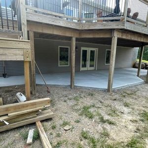 Elevate your outdoor living space with our expert Patio Design & Installation service. Our team will transform your backyard into a stylish and functional area for relaxing and entertaining guests. for William L Cilk Concrete in Imlay City, MI