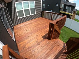 Our Deck & Fence Staining service will refresh and protect your outdoor structures, enhancing their appearance and longevity. Trust our experienced team to provide professional, high-quality results for your home. for Power Washing 219 in Saint John, IN