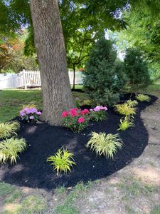 Our Mulching service is a great way to improve the appearance of your lawn while protecting it from the elements. We use high-quality mulch that will keep your lawn looking healthy all year long. for Castle JR Landscaping & Painting LLC in Cincinnati, OH