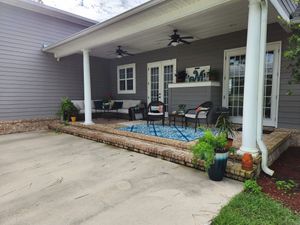We offer Hardscape & Deck Cleaning services to remove dirt, grime, and mildew from your outdoor surfaces. Our experienced technicians use soft washing techniques for a safe and effective cleaning. for Precision Exterior Services in Alma, Ga