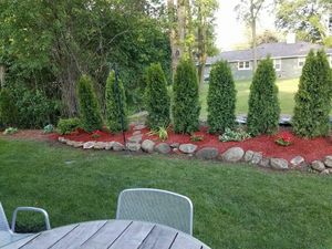 Enhance your home's curb appeal with our professional landscape installation service, including expert mulch installation, to protect plants and retain soil moisture for a vibrant outdoor space year-round. for Malagon & Company LLC in Milwaukee, WI