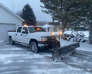 We provide reliable residential snow plowing services, keeping your driveway and sidewalks clear all winter long. for Lake Huron Lawns in Port Huron, MI