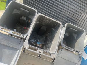 Revitalize your home environment with our efficient trash can cleaning service, ensuring a spotless, odor-free bin that helps prevent bacteria growth and pest invasion. experience convenience and enhanced hygiene today. for Aftermath Pressure Washing & Roof Washing & Soft Washing LLC in  Conyers, GA