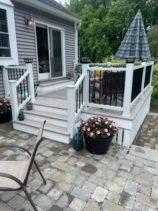 Our Deck Construction service offers expert repairs, maintenance, and custom deck design to enhance your outdoor space. Trust us to create a beautiful and functional deck for your home. for Fernald Landscaping in Chelmsford, MA